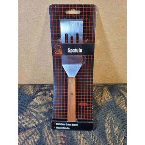 Chef Craft Stainless Steel Spatula with Wood Handle- NEW